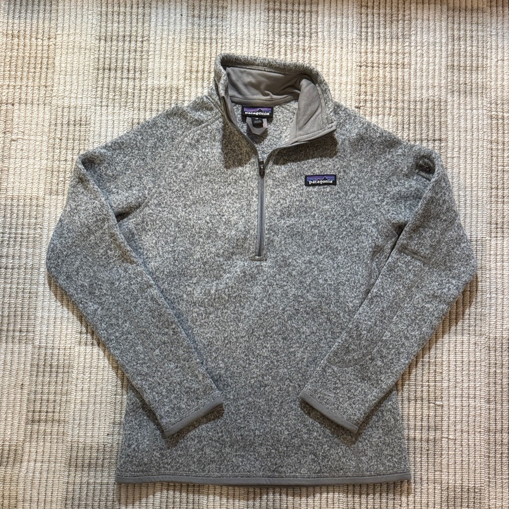 Patagonia Gray Quarter-Zip Sweatshirt